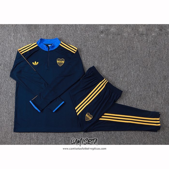 Chandal de Sudadera del Boca Juniors 2026-2027 Nino Azul